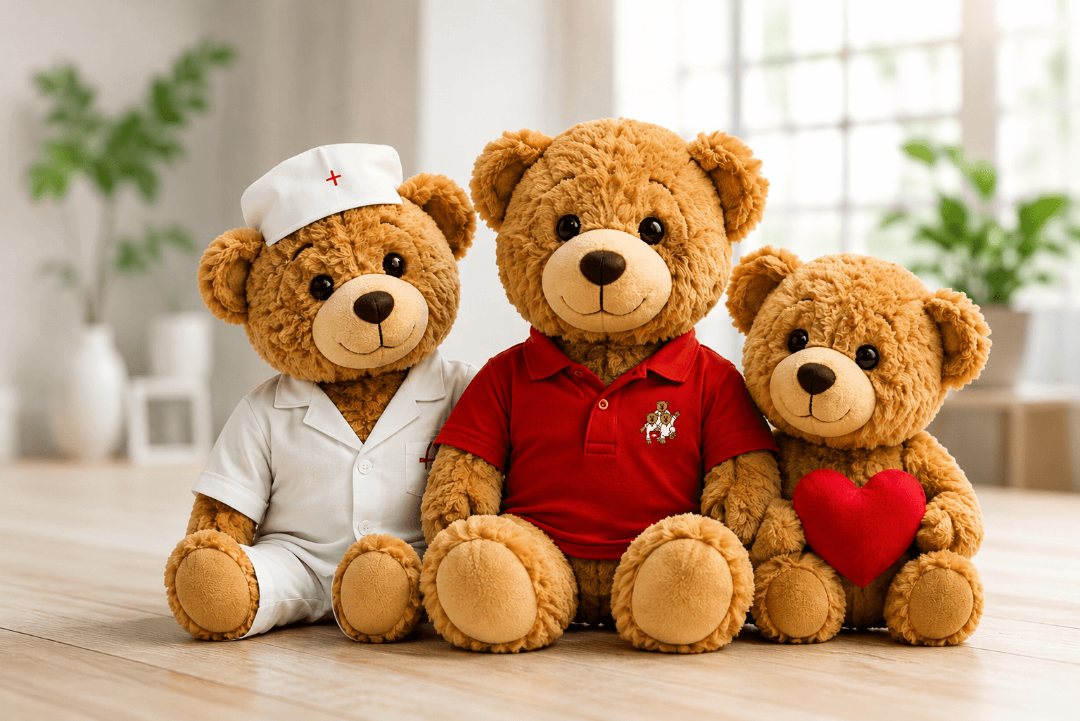 Das B&auml;rchenteam-Maskottchen des Gesundheitsteams